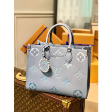 LOUIS VUITTON-M45718 루이비통 블루 모노그램 앙프렝뜨 온더고 MM