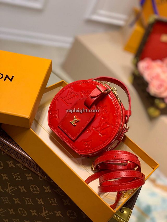 LOUIS VUITTON-M90468 루이비통 레드 미니 부아뜨 샤포