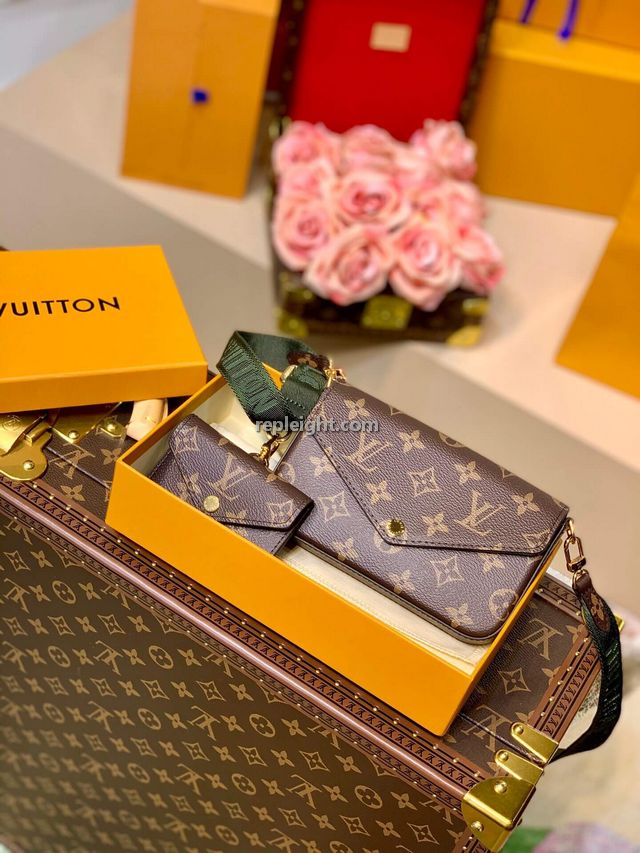 LOUIS VUITTON-M80091 루이비통 모노그램 펠리시 스트랩&고 멀티 포쉐트