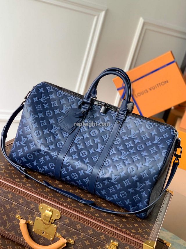 LOUIS VUITTON-M45731 루이비통 네이비 모노그램 쉐도우 키폴 반둘리에 50