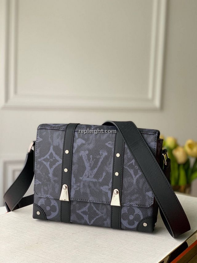 LOUIS VUITTON-M57271 루이비통 모노그램 파스텔 느와 트렁크 메신저