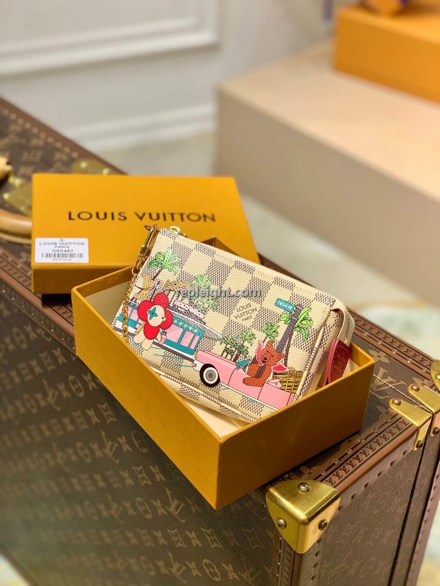 LOUIS VUITTON-N60487 루이비통 다미에 아주르 미니 포쉐트 악세수아