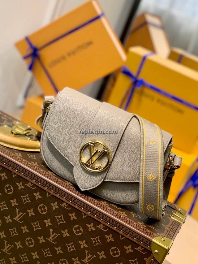 LOUIS VUITTON-M58728 루이비통 그레이 LV 퐁 뇌프 소프트 PM