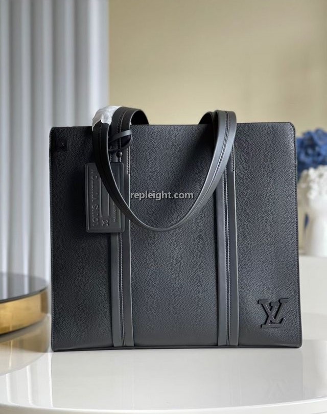 LOUIS VUITTON-M57308 루이비통 블랙 LV 에어로그램 토트백