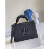 LOUIS VUITTON-M58688 루이비통 블랙 토뤼옹 가죽 트위스트 MM