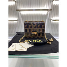 FENDI-8M0417 펜디 브라운 캔 유 스몰 플랩 미니 백