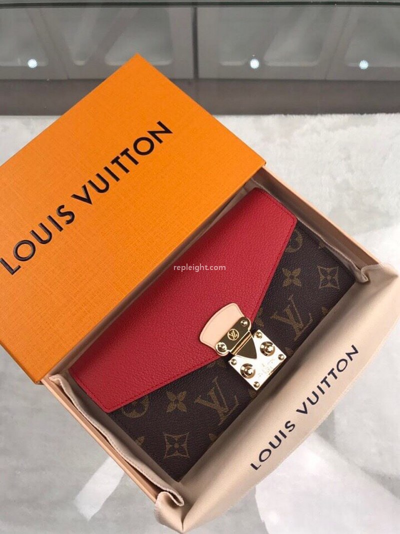 LOUIS VUITTON-M58414 루이비통 모노그램 팔라스 월릿 레드