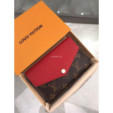 루이비통-LOUIS VUITTON-M60140 루이비통 모노그램 팔라 컴팩트 월릿 Cherry