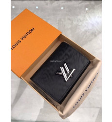 LOUIS VUITTON-M64414 루이비통 에삐 레더 트위스트 컴팩트 월릿 Noir