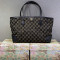 GUCCI-631685 1274 구찌 오피디아 블랙 웹(Web) 미디엄 토트백