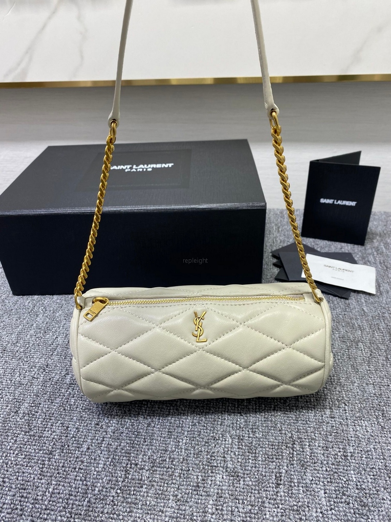 YSL-699703AAAJU1000 퀼트 램스킨  SADE 미니 튜브 백