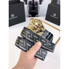 Versace- LA GRECA 메두사 리버서블 벨트 4.0CM (1)