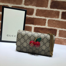 GUCCI-481291 K9GXT 8694 체리 장식의 GG 수프림 미니 체인백