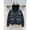 NEW~coco neige Leather Down Jacket