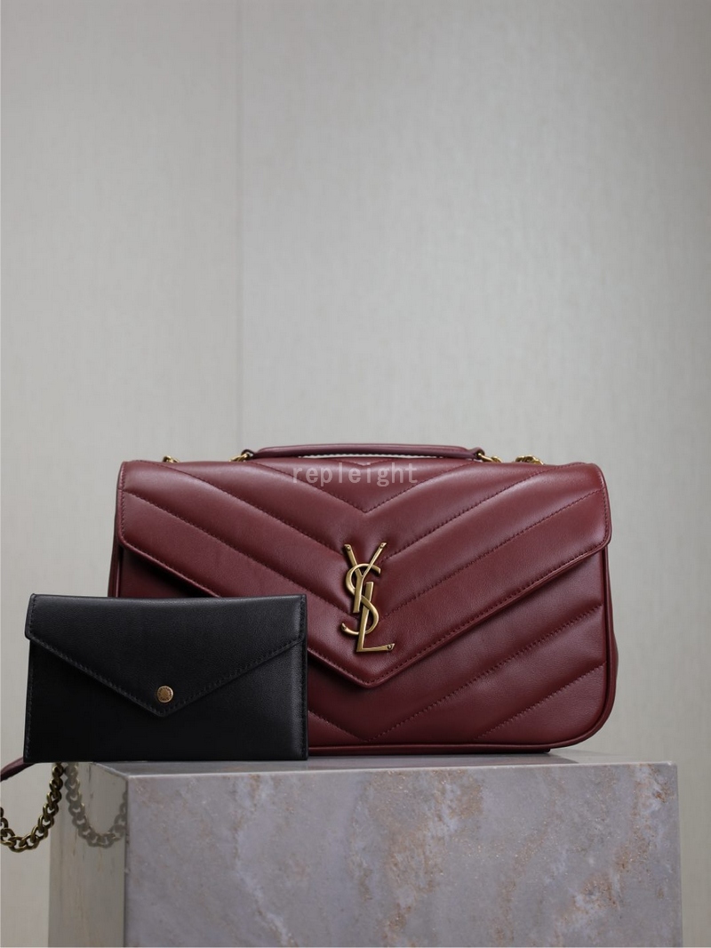 SAINT LAURENT-YSL 801439AAEAX6197 matelassé  loulou 미디엄백