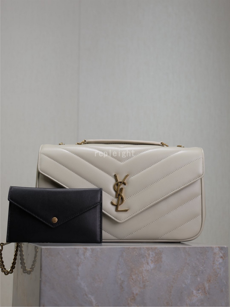 SAINT LAURENT-YSL 801439AAEAX9207 matelassé  loulou 미디엄백